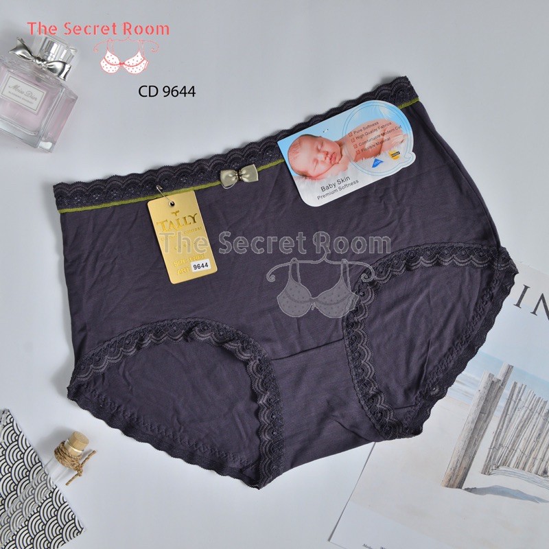 TALLY CD CELANA DALAM 9644 I FREE SIZE I FIT XL I BAHAN BABY SKIN MIX RENDA