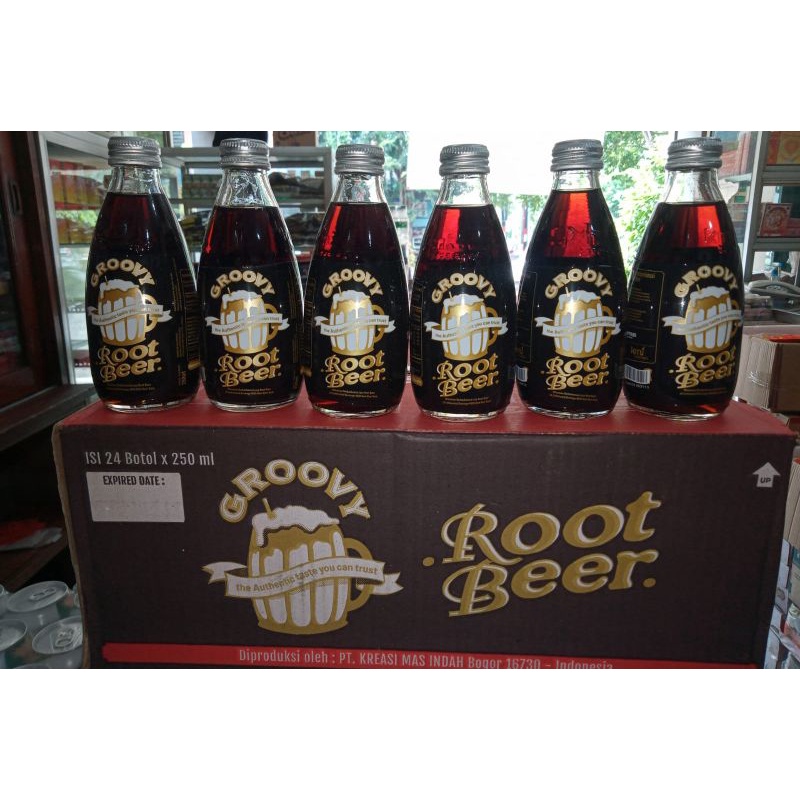 

MINUMAN ROOTBEER/GROOVY BOTOL 250 ML