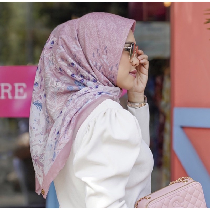 Buttonscarves ederra dusty rose preloved