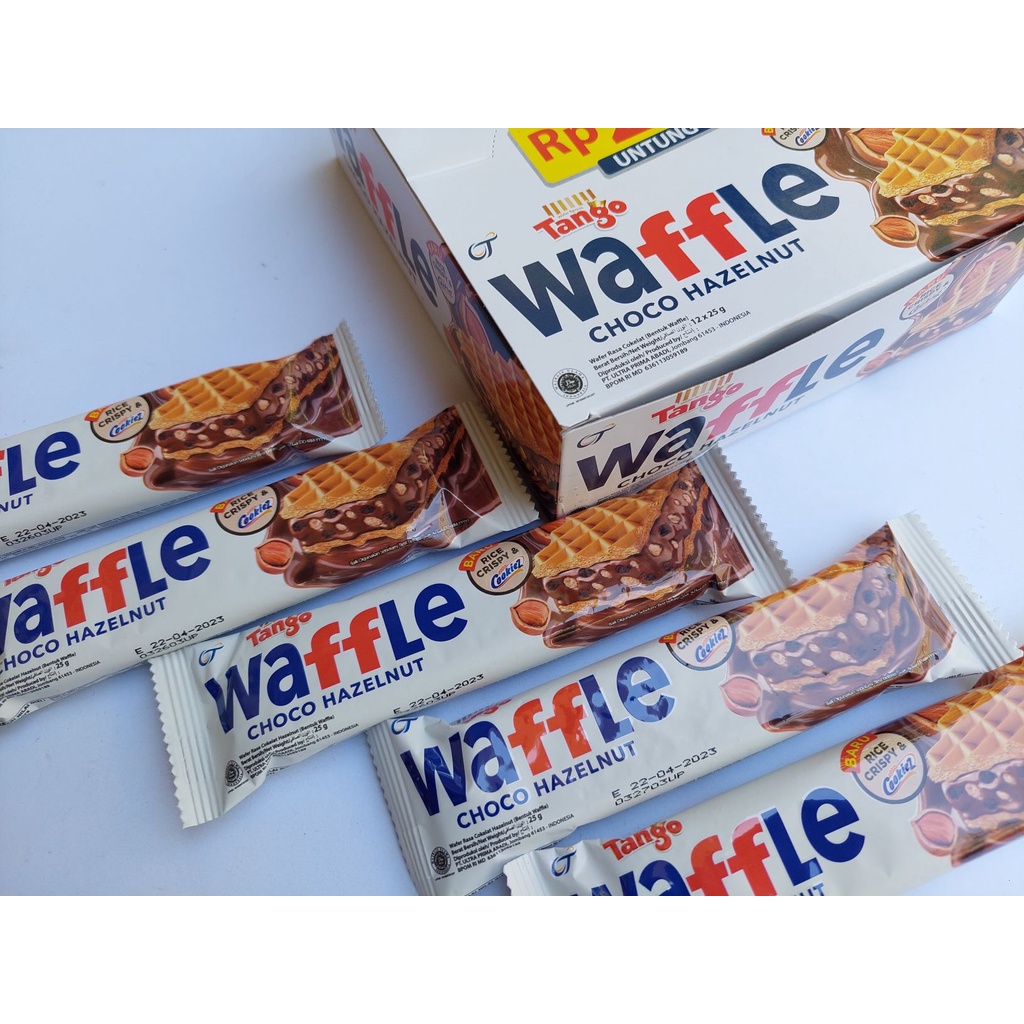 

TANGO WAFFLE 1 BOX 12X25GR Choco Hazelnut / Aren Latte / Avocado Latte / TANGO WAFFLE 2000 / TANGO WAFFLE TERMURAH / TANGO WAFFLE PROMO