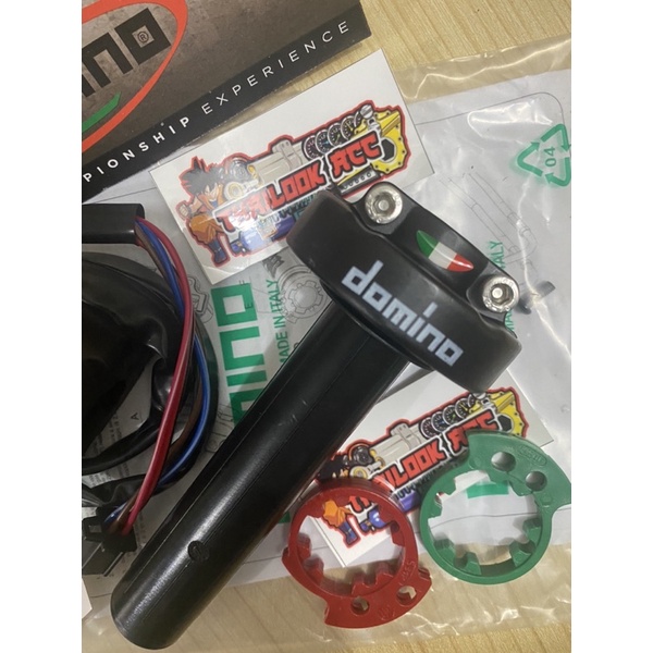 Slongsong Gas Spontan 2 Tali Kabel Gas Aktif Domino plus Saklar Kanan XABRE Starter KTC all motor