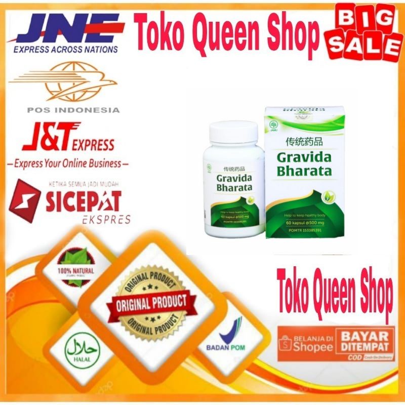 (Original) Gravida Bharata 100% Original GRAVIDA BHARATA Obat Spesialis Kanker Payudara - Rahim