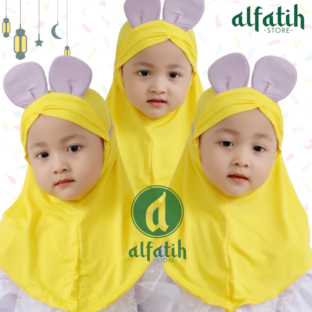 ALFATIH STORE / JILBAB ANAK MIKKY KELINCI KARAKTER PONI / HIJAB ANAK / HIJAB BAYI KERUDUNG ANAK PEREMPUAN HIJAB BAYI COD / KERUDUNG ANAK HIJAB ANAK BAYI PEREMPUAN / HIJAB ANAK / JILBAB ANAK BAYI USIA 2 TAHUN BAHAN JERSEY PREMIUM NYAMAN DI PAKAI