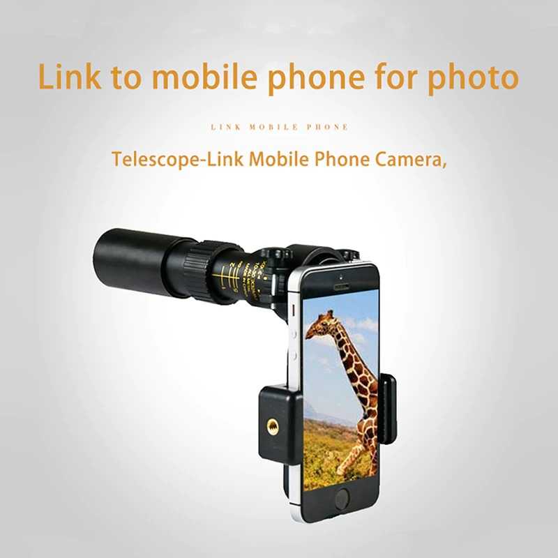 TG-IDI TTVXO Monocular Telescope 10-300x40 Zoom with Tripod and Clip - FBA44