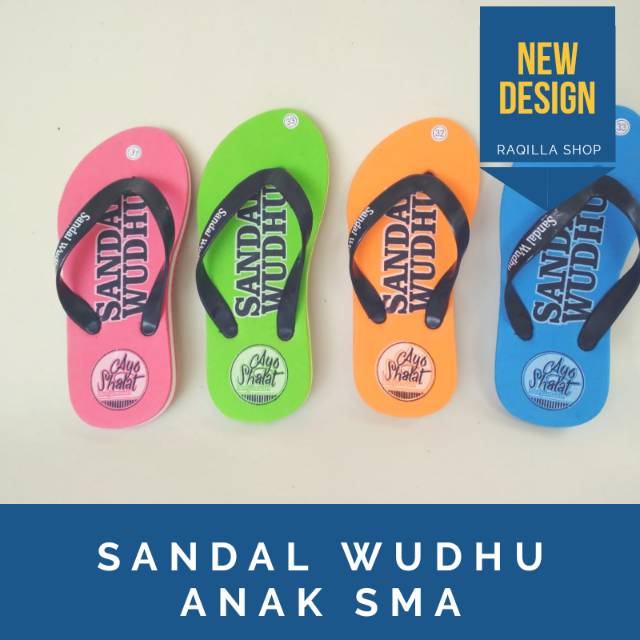 Terlaris Paket 10 Pasang Sandal Wudhu Anak SMA - Sandal Wudhu Anak SD Smp Sma Dewasa