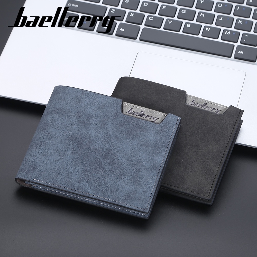 BAELLERRY D9188 Dompet Pria Bahan Kulit PU Leather Premium WATCHKITE WKOS