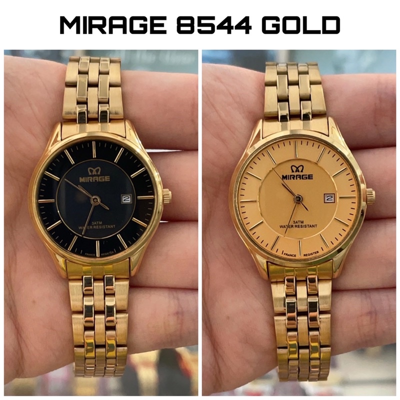 Jam Tangan Mirage 8544 Wanita Gold