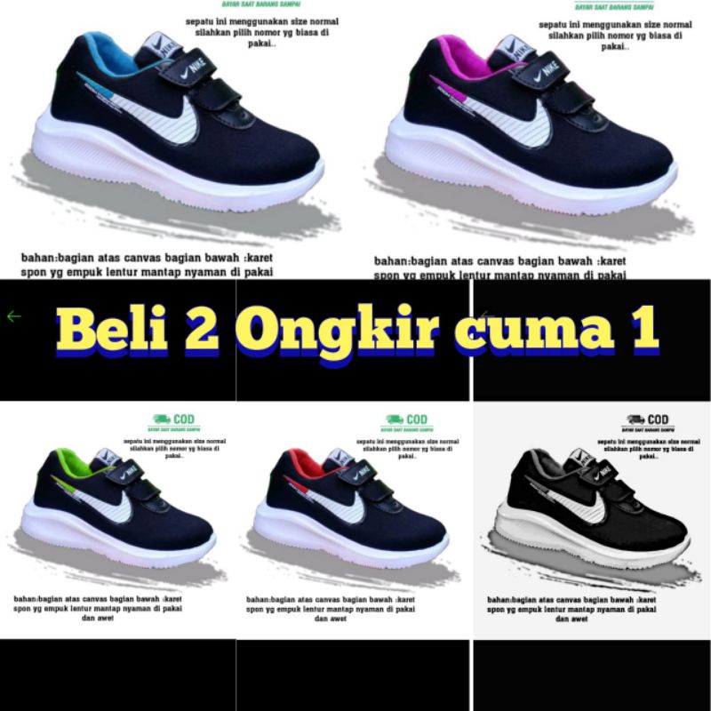 Sepatu Anak laki laki Nike Sepatu Sekolah Anak laki laki Perempuan Sepatu Sneakers Anak