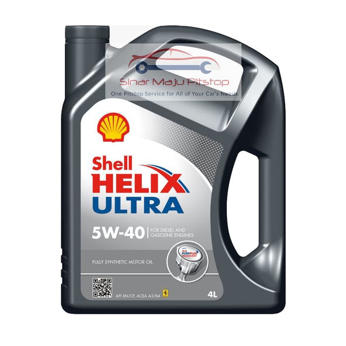 Oli Mobil / Oli Mesin / Pelumas SHELL HELIX ULTRA 5W-40 5w40 4 L Ori
