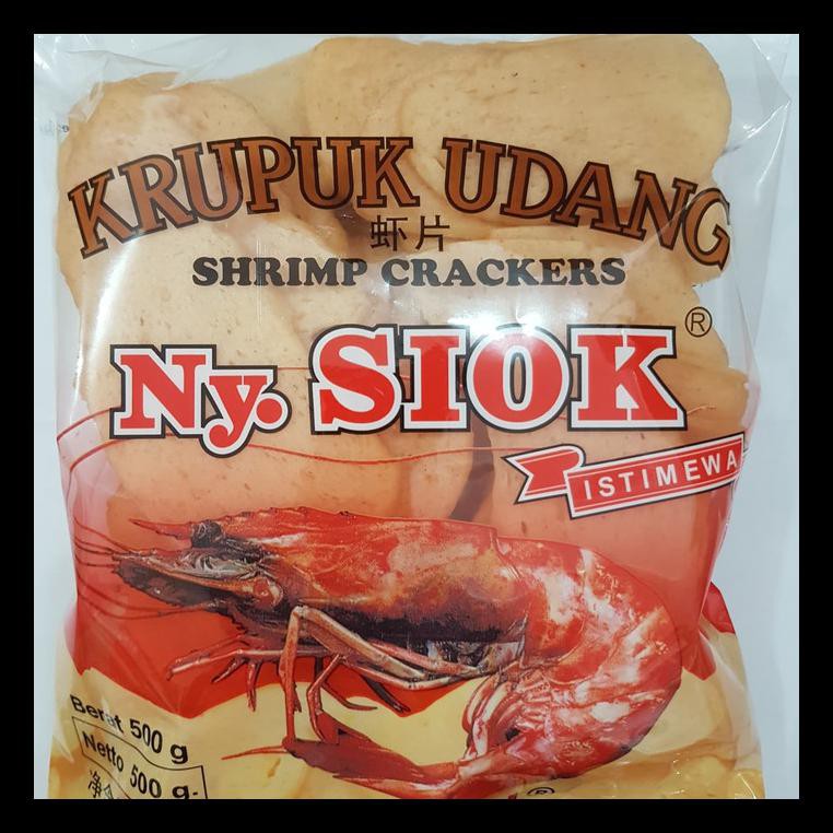 

STOK BARU! KERUPUK UDANG OVAL NY. SIOK ISTIMEWA 500GR TERMURAH