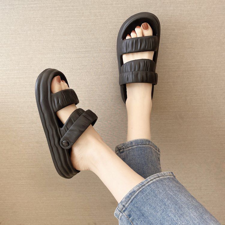 Sandal Gunung Tali LAILA Platform Jelly IMPORT