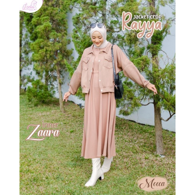 IZETA / JACKET CROP / INNER ZARA / JACKET WANITA / INNER DRESS / JACKET RAYYA