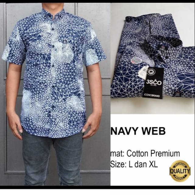 KEMEJA MOTIF PRIA/KEMEJA PRIA LENGAN PENDEK/HEM MOTIF PRIA/HEM LENGAN PENDEK/BAJU HEM PRIA