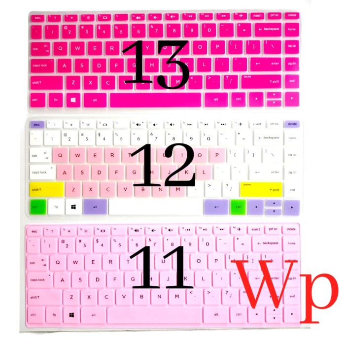 Protector Cover Pelindung keyboard Laptop hp pavilion x360