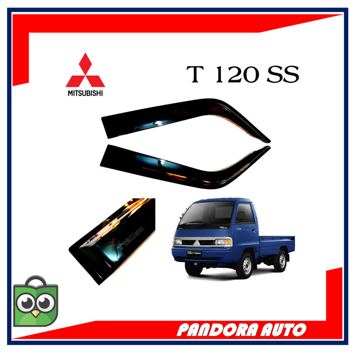 TALANG AIR MOBIL MITSUBISHI T120SS 2 MODEL SLIM AKRILIK HITAM