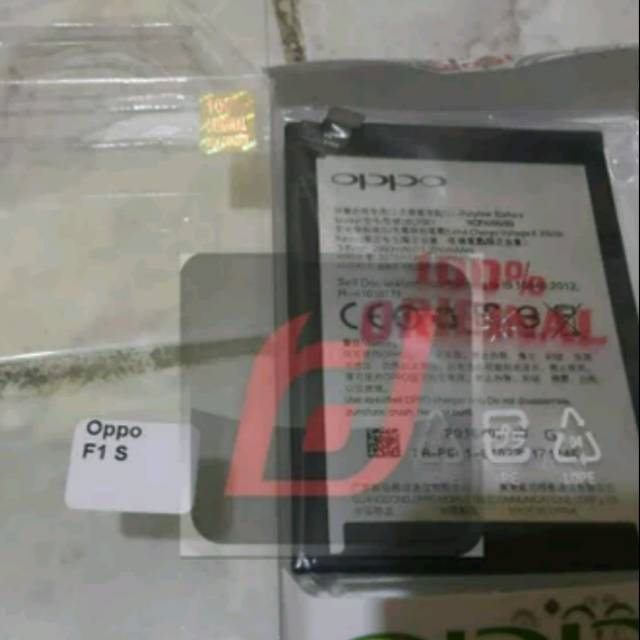 baterai batere battery original oppo F1s BLP601.