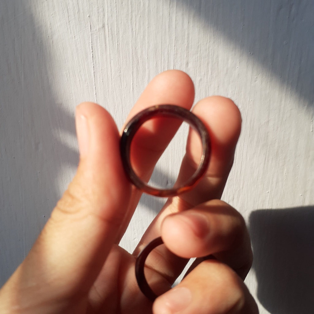 Cincin akar Bahar/cincin hitam/cincin Wanita/cincin aesthetic/cincin anti karat/cincin murah/cincin 