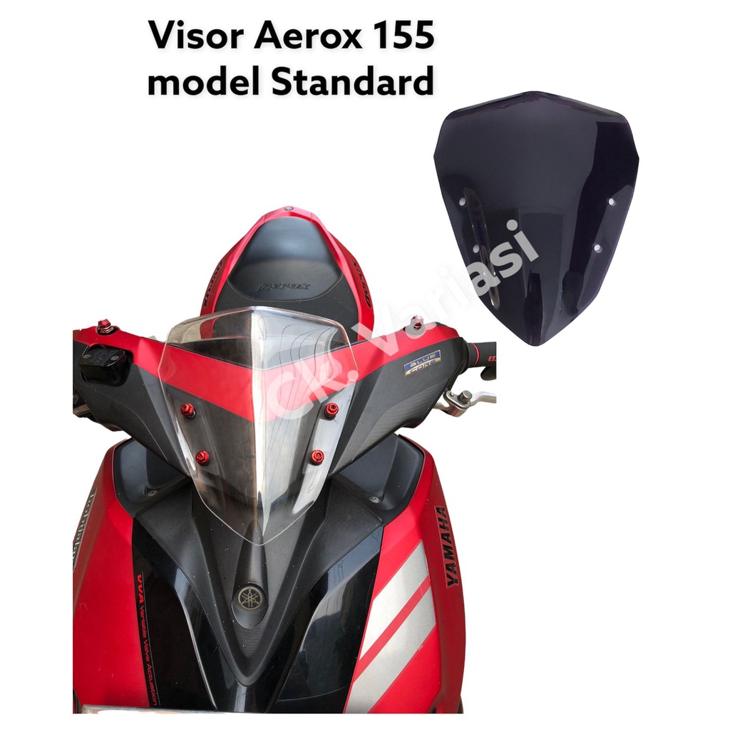 VISOR AEROX 155 CONNECTED  MODEL STANDARD WINDSHIELD AEROX 155