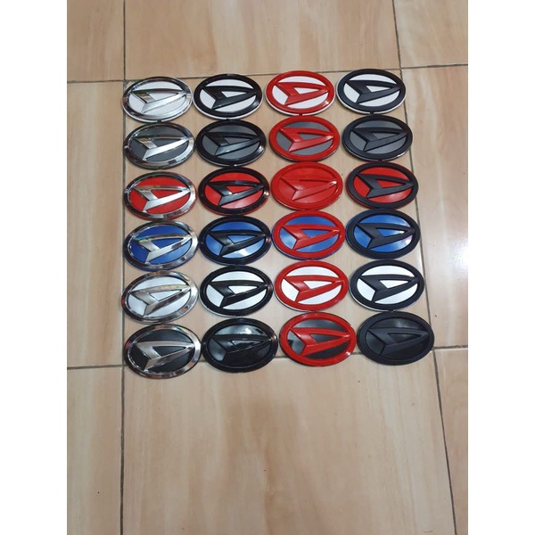EMBLEM LOGO COVER TUTUP BAN SEREP TERIOS KAKI 4 2005-2014