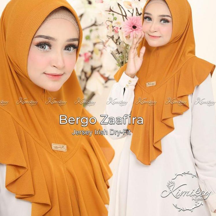BPG.25Au22ᴬ • ZAAFIRA Kimikey Hijab Jilbab Instan Premium Jersey Irish Dry Fit Kerudung Bergo Pad Re