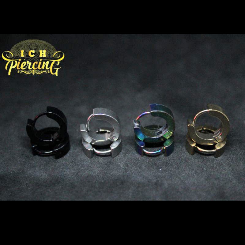 [TERLARIS] Anting Tindik Titanium 4 Variasi warna