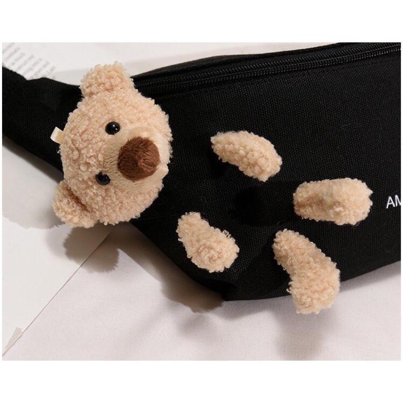 TAS PINGGANG WAISTBAG IMPORT Boneka BERUANG  Bear Murah Bagus kualitas Oke