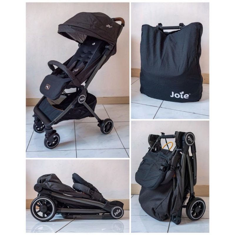 JOIE PACT FLEX SIGNATURE - NOIR BLACK / CABIN SIZE STROLLER/ SECOND LIKE NEW