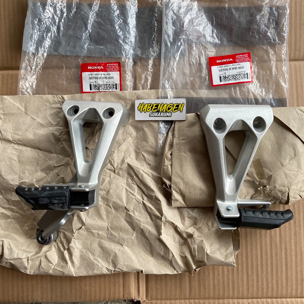 footstep foot step postep belakang assy honda absolut absolute revo blade ori original AHM HGP