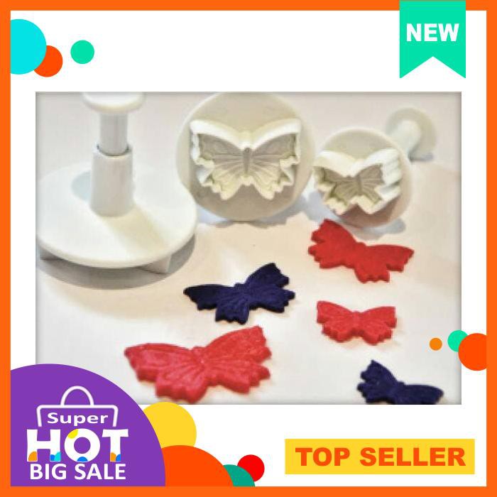 

Plunger / Stamp Cutter Butterfly Kupu Kupu (Fondant, Cookies)