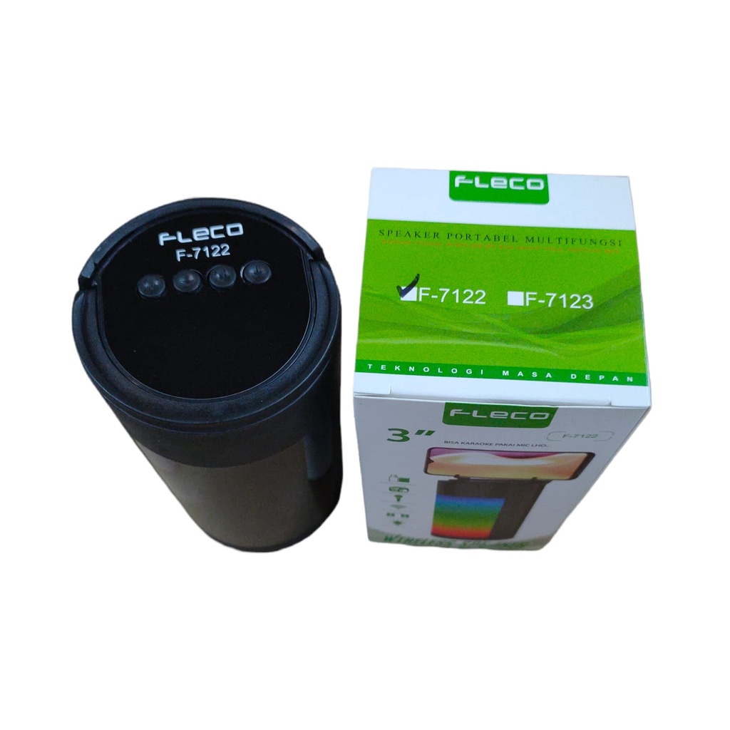 Speaker Bluetooth Mini Fleco F 7122/ F 7123 Bass Quality 3 inch SUARA EXTRA BASS