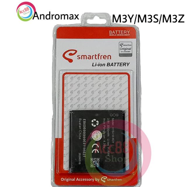 Baterai Batre Battery Original MODEM SMARTFREN ANDROMAX MIFI M3Y / M3Z / M3S