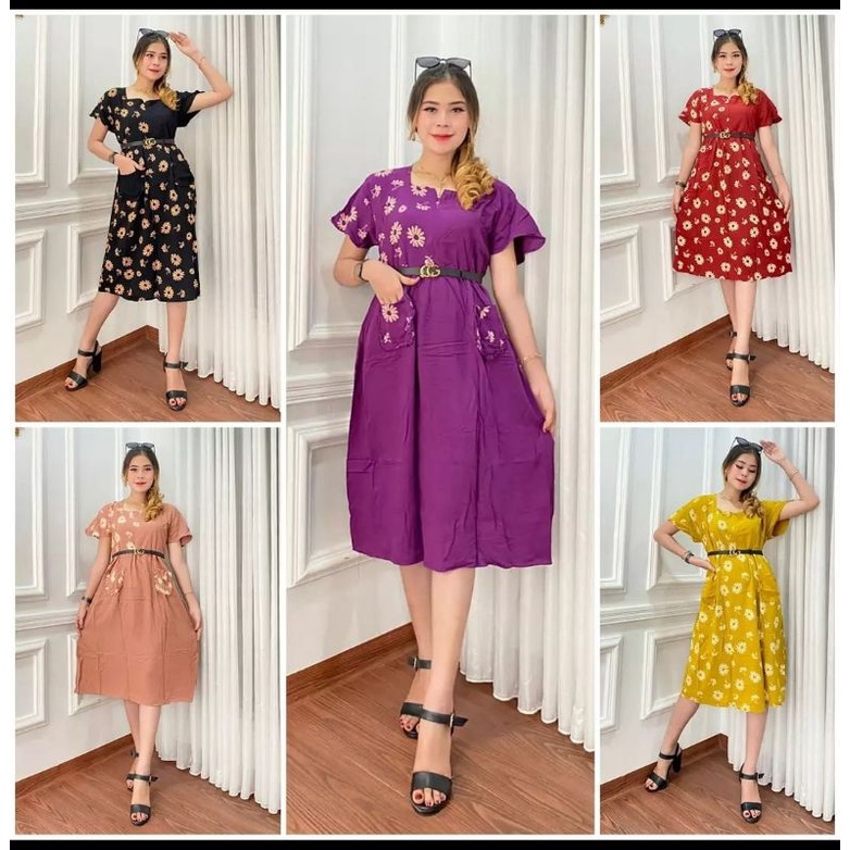 Daster Terbaru // DASTER DAISY TWOTONE