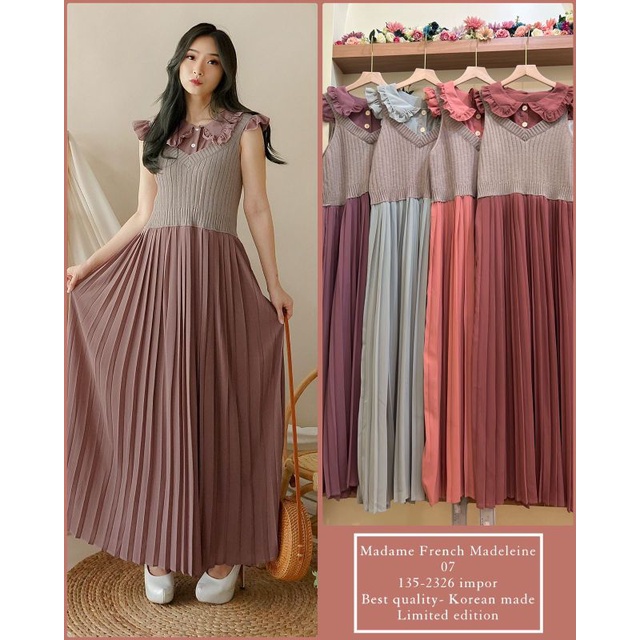 YUNA OVERALL OL RAJUT OVERALL PLISKET