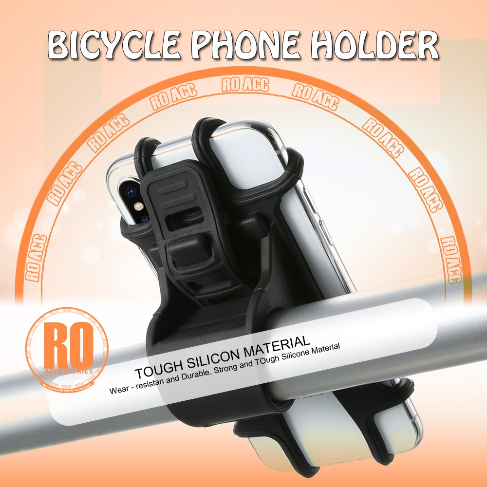 [RO ACC] NVN-CH03 NANVAN TEMPAT HP UNTUK DI SEPEDA DAN SEPEDA MOTOR BICYCLE PHONE HOLDER ALL TIPE HP