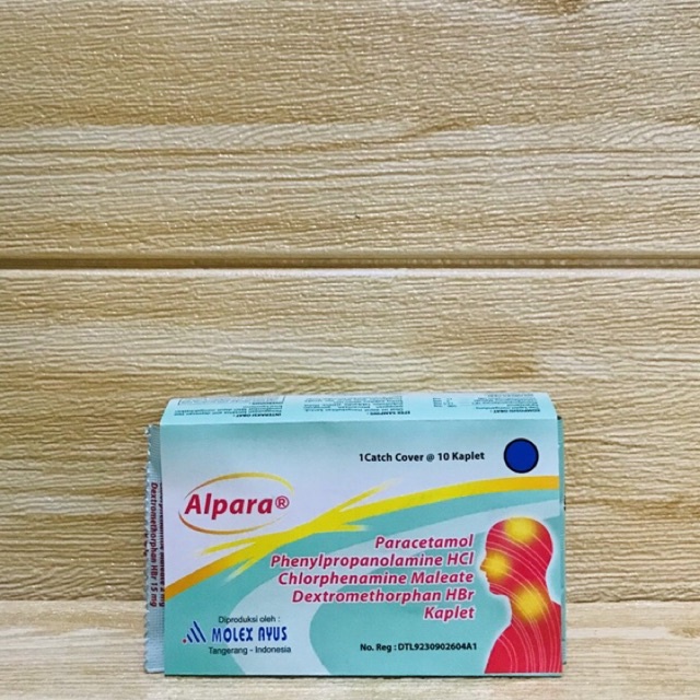 ALPARA STRIP ISI 10 KAPLET | Mengatasi Gejala Flu | Batuk | Pilek | Demam