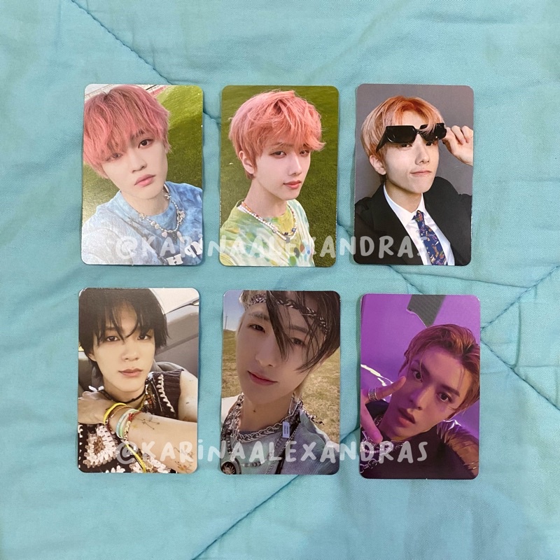 NCT DREAM 127 PHOTOCARD PC HELLO FUTURE STICKER CHENLE JISUNG AGENT JENO RENJUN YUTA