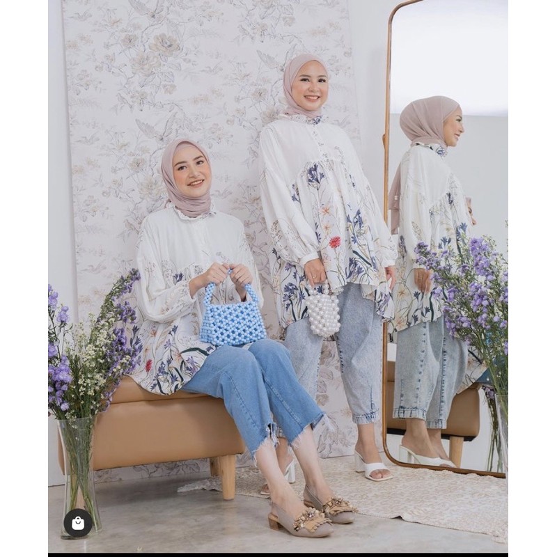 Heidi Top Calla Lily by Haideeorlin