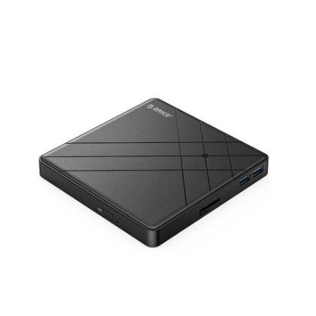 External dvd cd room orico usb3.0 read burning with usb 3.0 hub card reader micro SD tf orhu3-01