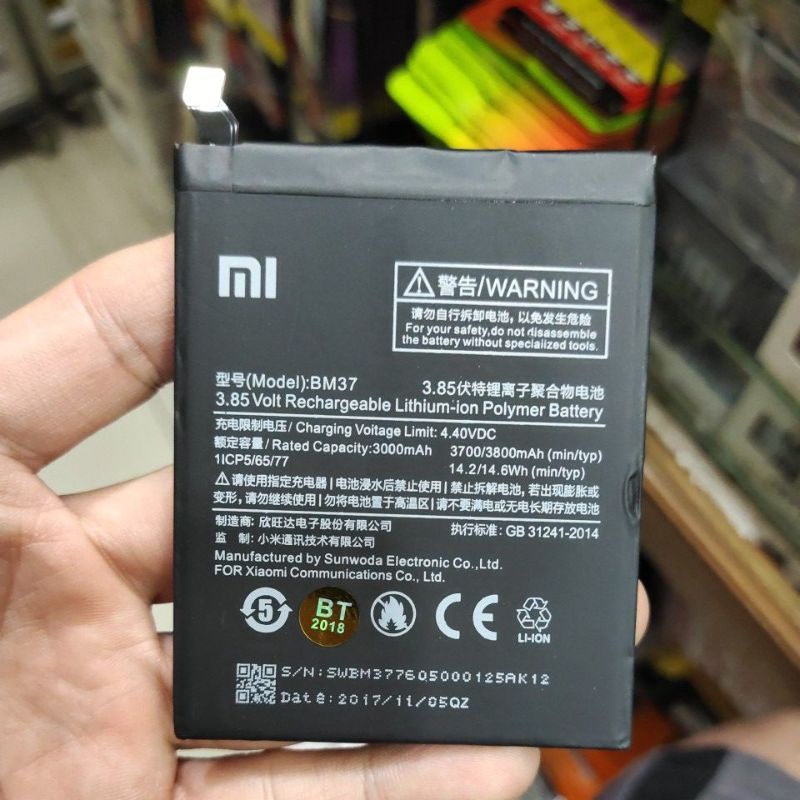 XIAOMI REDMI 1S / MI 1S / BM41 , XIAOMI MI5S / MI 5S / BM36 , XIAOMI MI5S+ / MI 5S+ / BM37 , XIAOMI MI4S / MI 4S / BM38 baterai battery batle batt mantap murah meriah