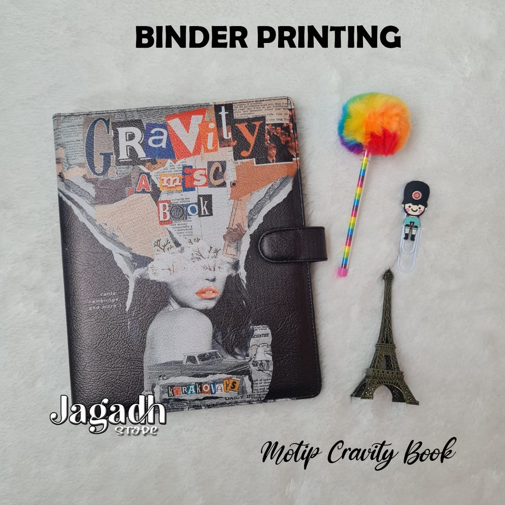 

Binder Printing Gravity Book Ukuran A5 20ring & B5 26ring