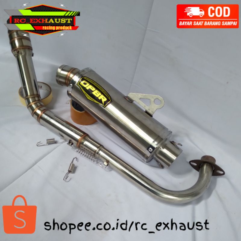 Knalpot OPBR underbond Supra X vega r zr Jupiter z mx king blade 110 125 smash shogun