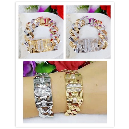 Gelang xuping Permata lapis emas 18k