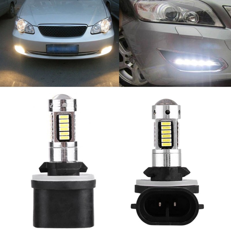 Cre 1 Pasang Lampu Kabut Led 881 / 880 H27 6500k Super Terang Untuk Mobil