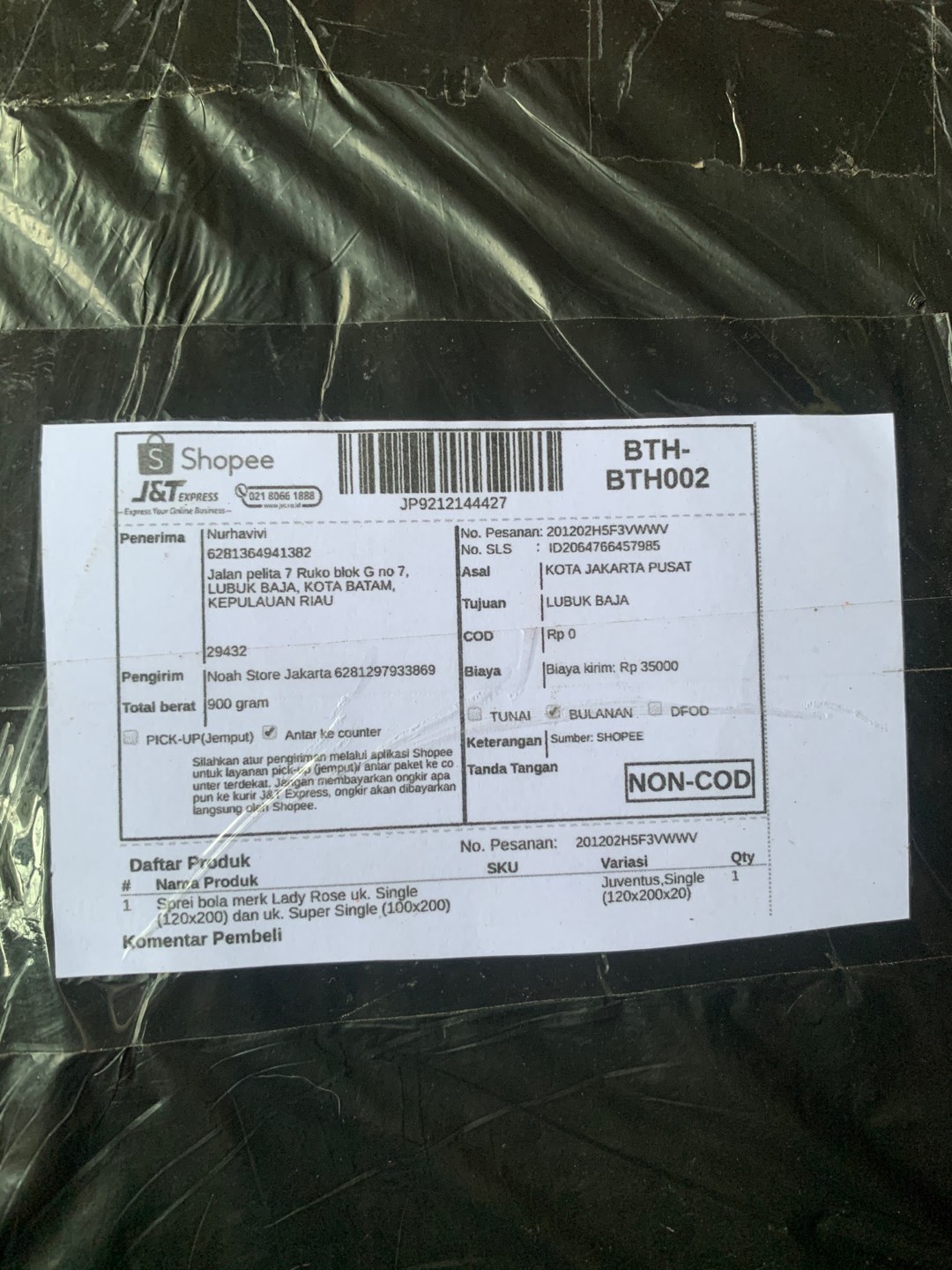 Sprei Bola Merk Lady Rose Uk. Single (120x200) Dan Uk. Super Single (100x200)