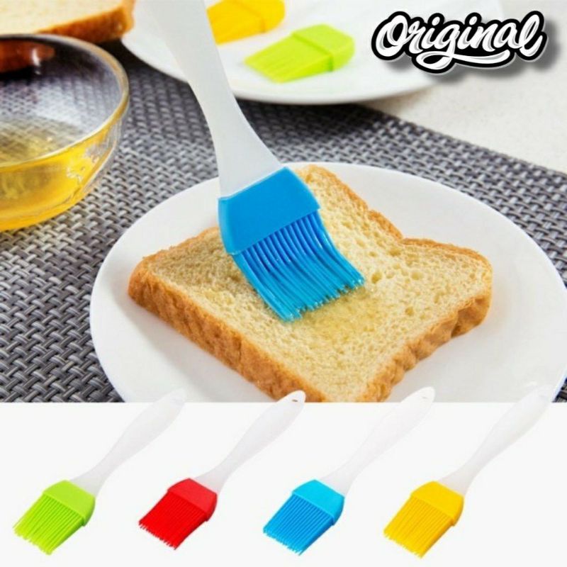 Kuas Oles Minyak Silikon / Kuas Mentega/ Kuas BBQ / Kuas Oles Roti