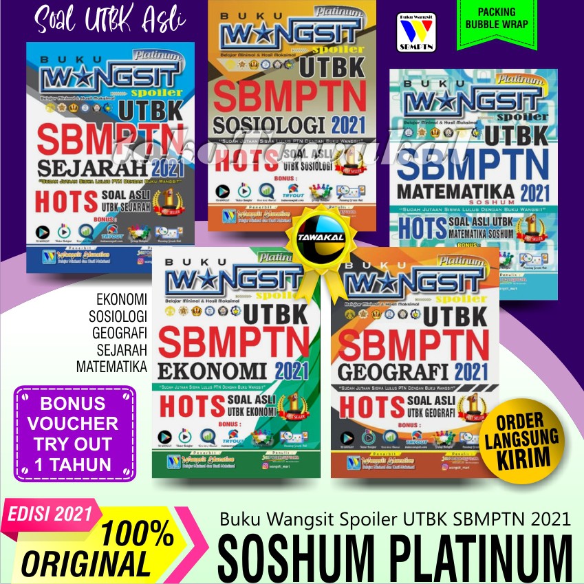 Buku Wangsit sbmptn 2021 / SOSHUM Platinum | Shopee Indonesia