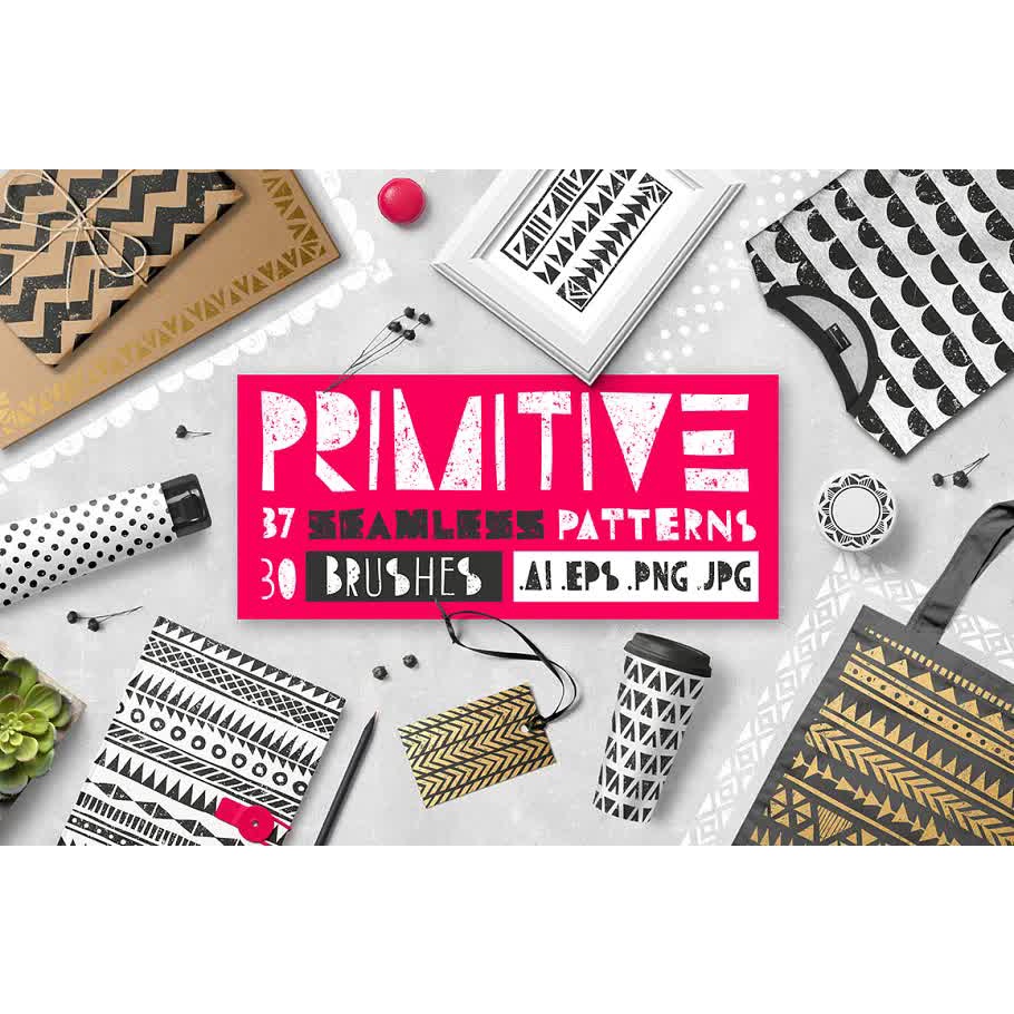 Primitive Patterns Collection - Vector Designs