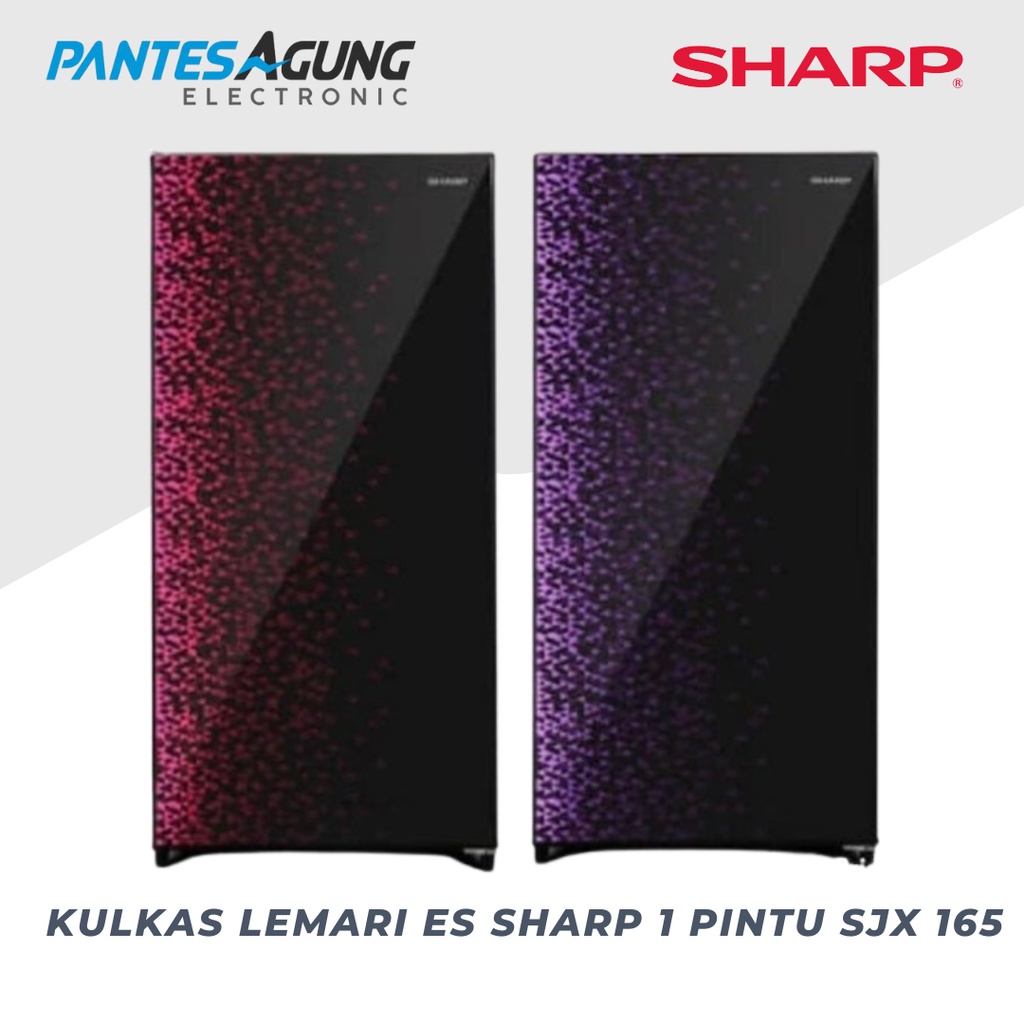 kulkas lemari es sharp 1 pintu sjx 165 khusus bandung