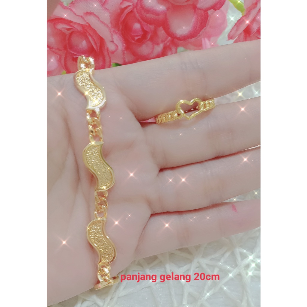 PROMO GELANG PERHIASAN WANITA FREE CINCIN