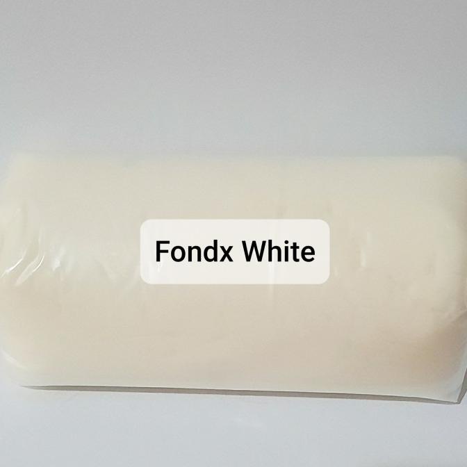 

Fondant Fondx Gula Dekor Hiasan Kue Fondant Putih kemasan 1 kg